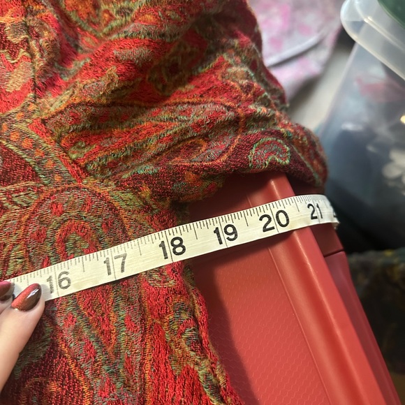 Soft Surroundings Pasha Pullover Tunic, Size small style 29790 wool blend beaded - Picture 4 of 6